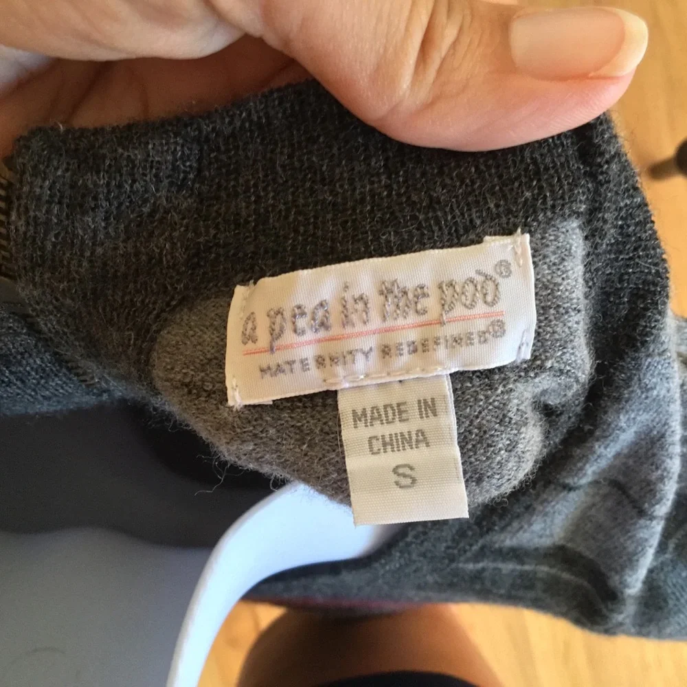 Maternity sweater tunic - Picture 7 of 7